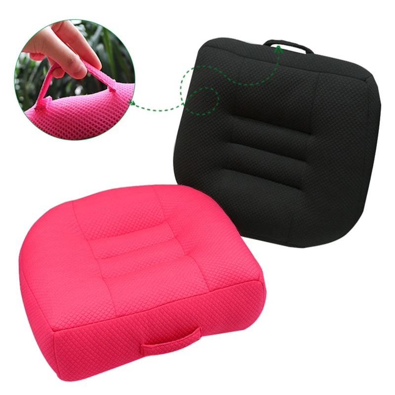 

Car Booster Seat Cushion Portable Breathable Mesh Posture Angle Lift Seat Cushions Thicken Heighten Anti-Skid Driving Test Seat