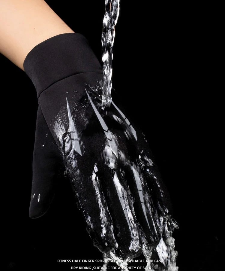 Warm Cycling Gloves for Men Autumn Winter Fishing Non-slip Motorcycle Waterproof Touch Screen Wear Resistant Driving Gloves 6