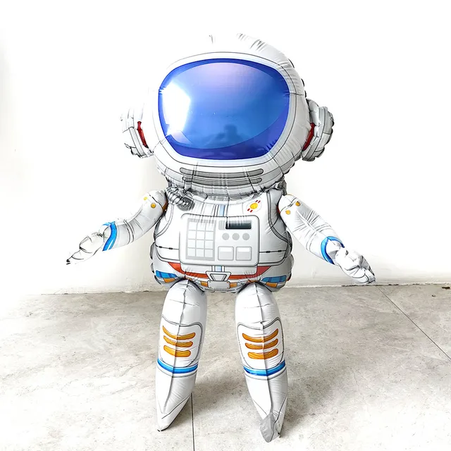 Globos De Astronauta Y Espacio Exterior – Fiesta Temática Galaxia – Globos De Foil Para Cumpleaños Espaciales