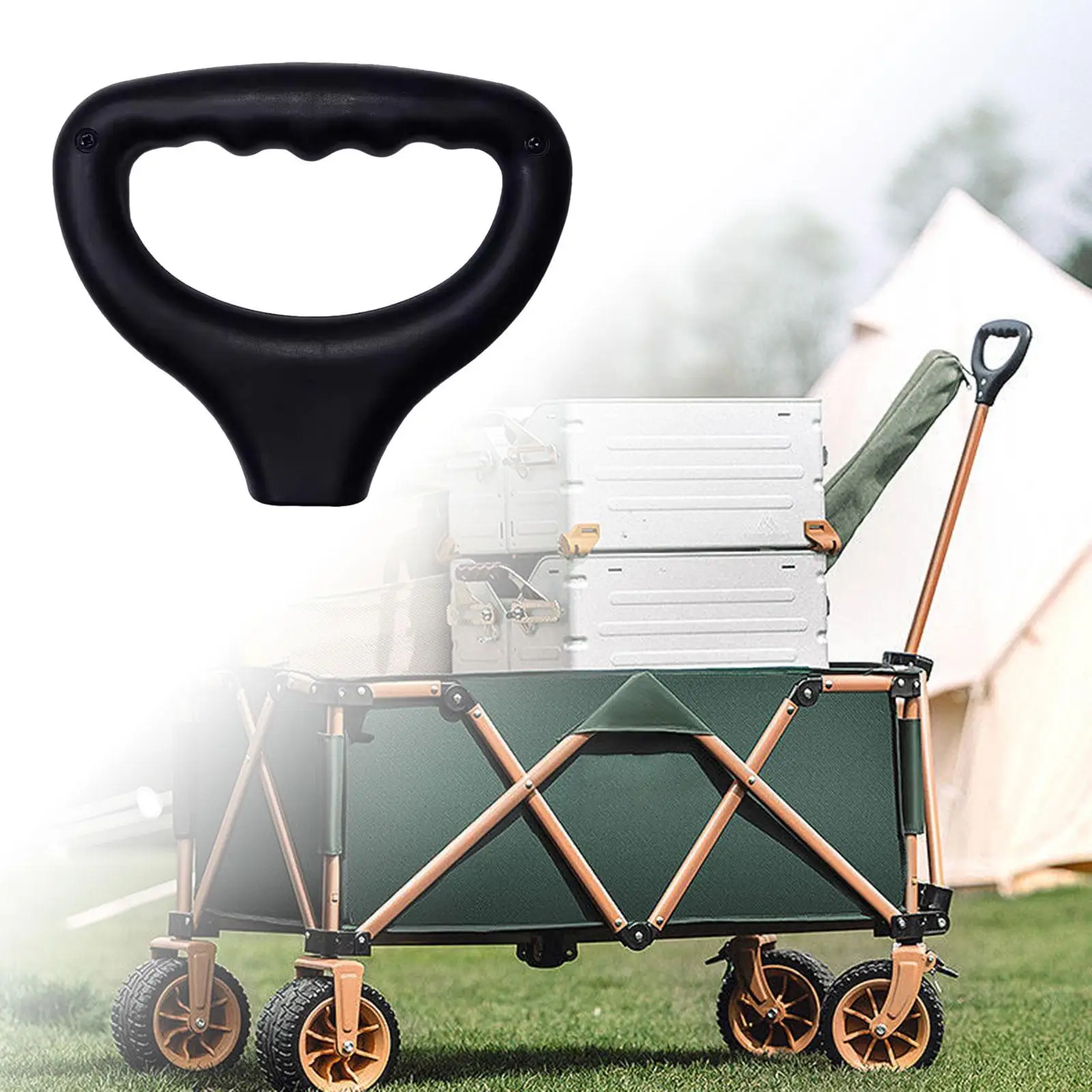 Maniglia Di Spinta Per Carrello Del Carro Impugnatura Comfort Maniglia Del Camion Per Carrello Del Carro Pieghevole Del Carro Da Campeggio Carrello De