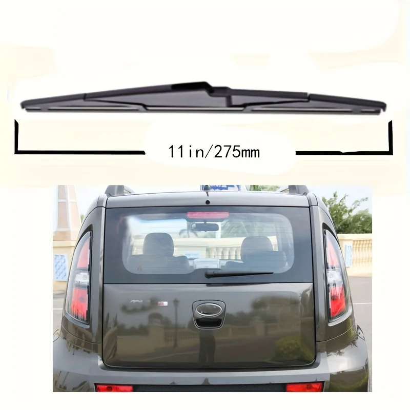 11" Rear Wiper Blade  Windshield Windscreen Clean Tailgate Window Car Rain Brush For Kia Soul 2009 - 2013 2