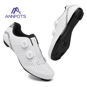 Self-locking Cycling Shoes Women Off-road Mountain Bicycle Shoe Men MTB Footwear Dirt Road Bike Shoes Flat Speed Cycling Sneaker 1
