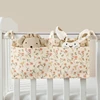 Storage Bag for Toy Diaper Baby Cribs Storage Bag Multifunctional Hanging Pocket 4