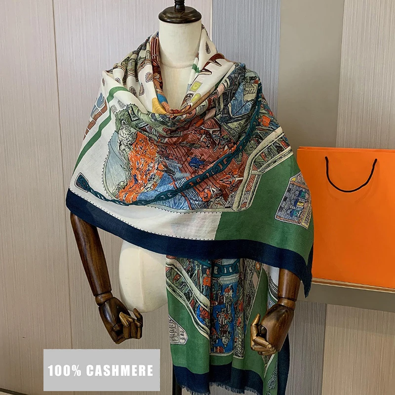 Рисунок 3 - Длинный кашемировый шарф