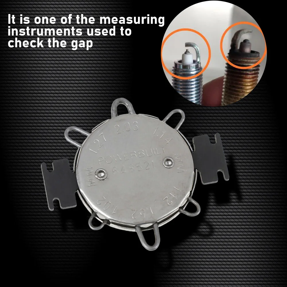 Feeler Gauge Spark Plug Gap Gauge Opener Measuring Adjustment Gapper for Motorcycle