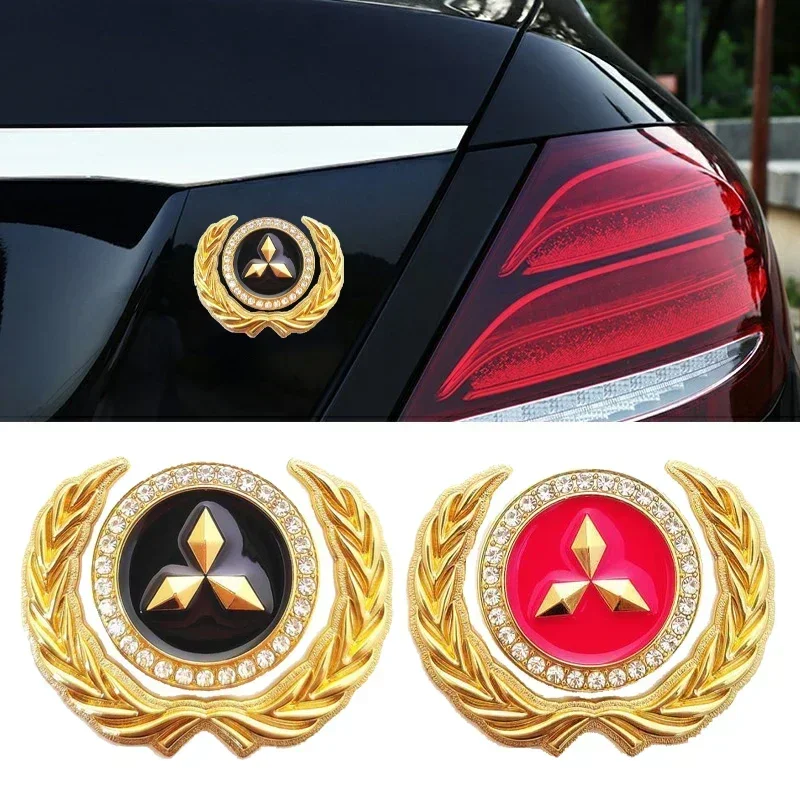 

Металлические наклейки для кузова автомобиля, фотоаксессуары для Mirage Lancer ASX L200 Colt Pajero эмблема на окно значки, аксессуары