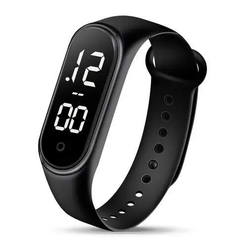Rubber Luminous Waterproof LED Children's Electronic Watch Casual Fashion Creative Outdoor Sports Student Electronic Watches - Image 6