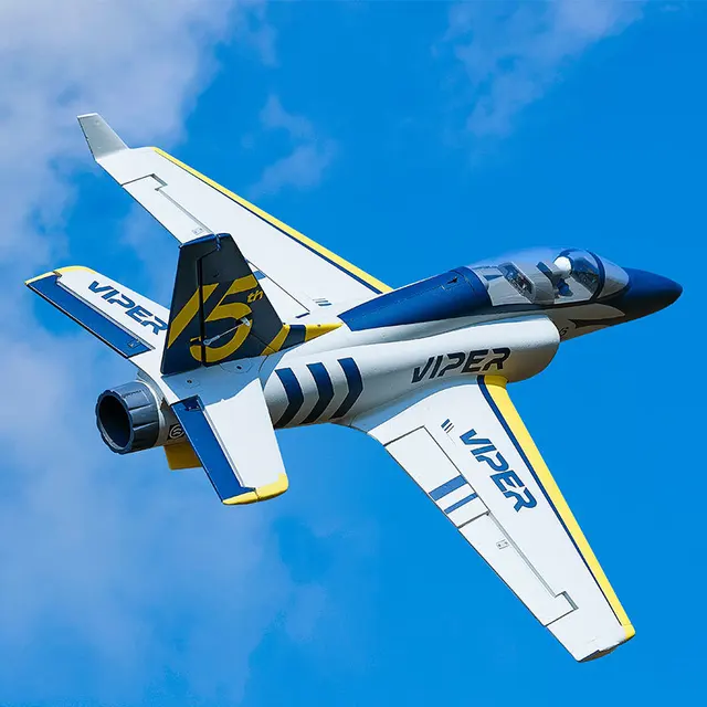 FMS 70mm Ducted Fan EDF Jet Viper V2 Model RC Airplane Remote Control Electric Aircraft Model Assembled Foam Machine Fixed Wing 2