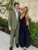 Summer Sexy Black V-neck Sleeveless Backless Maxi Dress Elegant Satin Patchwork Ruched Robes 2025 Lady High Street Dresses 3