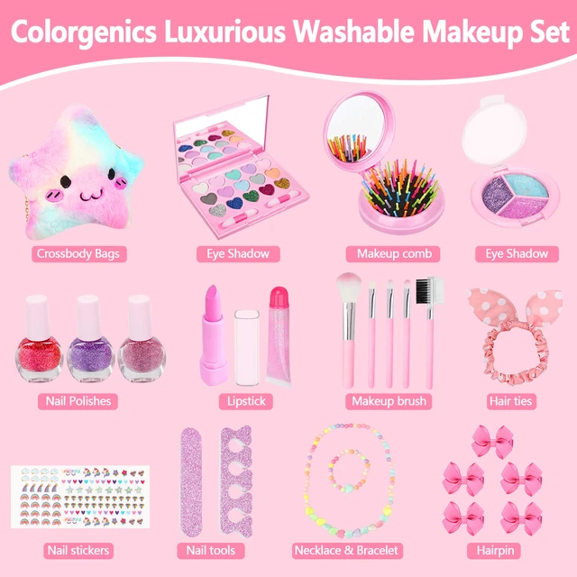 Crianças Maquiagem Cosméticos Jogar Caixa Princesa Maquiagem Menina  Brinquedo Jogo Conjunto Batom Sombra Olho Segurança Brinquedos Não Tóxicos  Presente Para Crianças - Brinquedos De Moda E Beleza - AliExpress