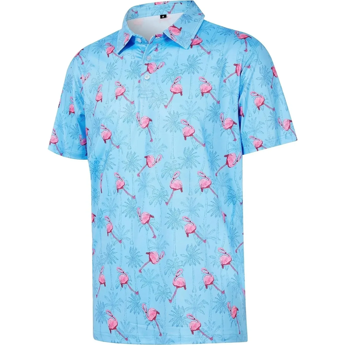 

Рубашка-поло мужская с отложным воротником, гавайская майка для гольфа, короткий рукав, Повседневная Уличная одежда, лето