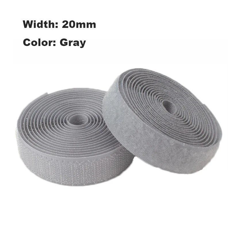 Colorful 20mm Sew-On Hook and Loop Tape - Nylon Fastener Straps