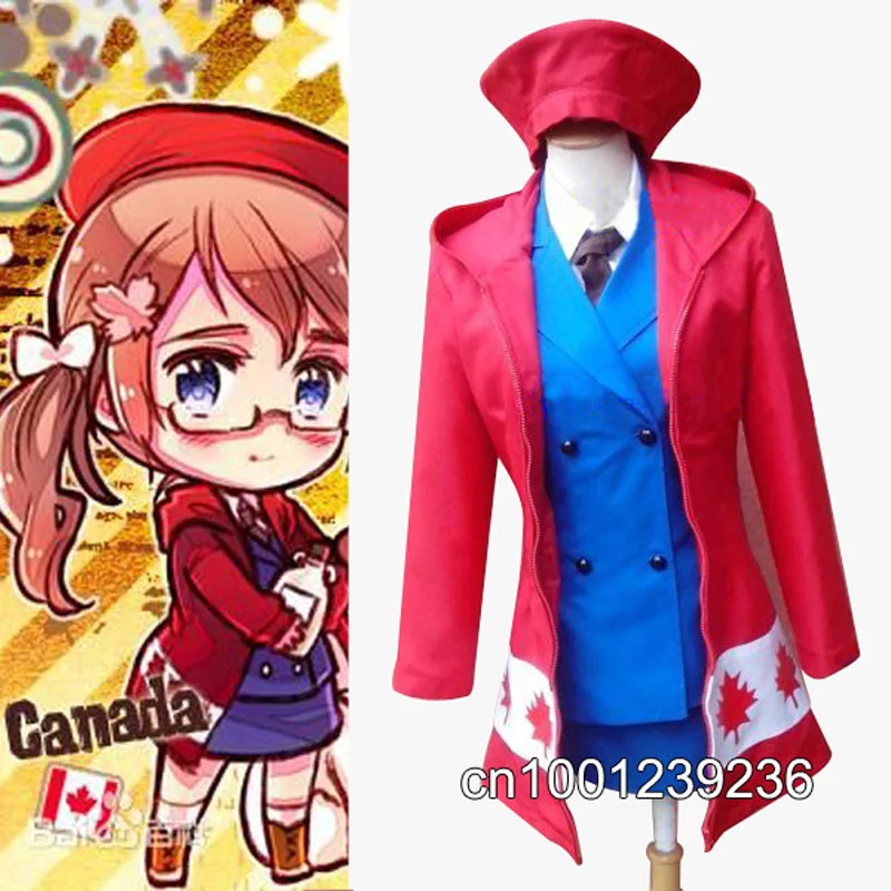 

APH Axis Powers Hetalia Canada Matthew Williams Cosplay Costume