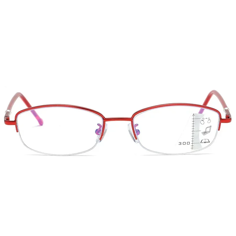 

Progressive Reading Glasses Women Fashion Anti-blue light Prescription Multifocal Presbyopia Eyewear