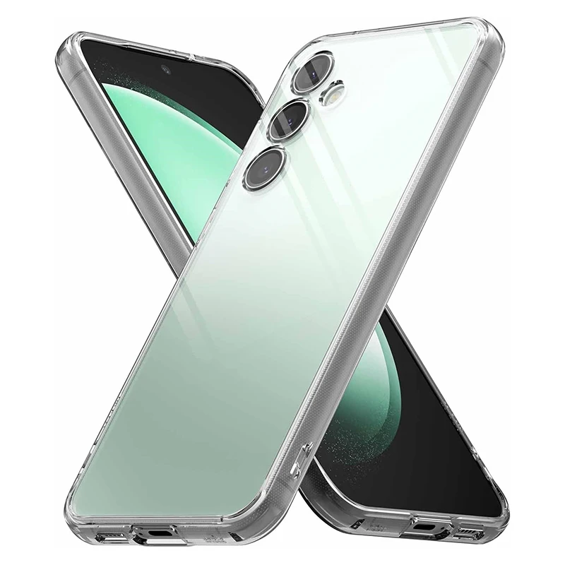 Clear Silicone TPU Smartphone Case with Enhanced Durability and Sleek Design