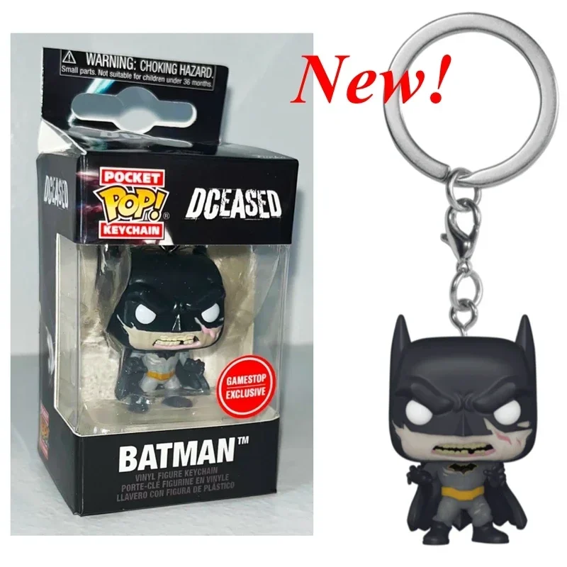 thumbnail image 1 of Recién llegado FUNKO POP Disney llaveros héroes Iron-man iron-spider black.panther alien green goblin batman figura de acción juguetes, 1 of 5