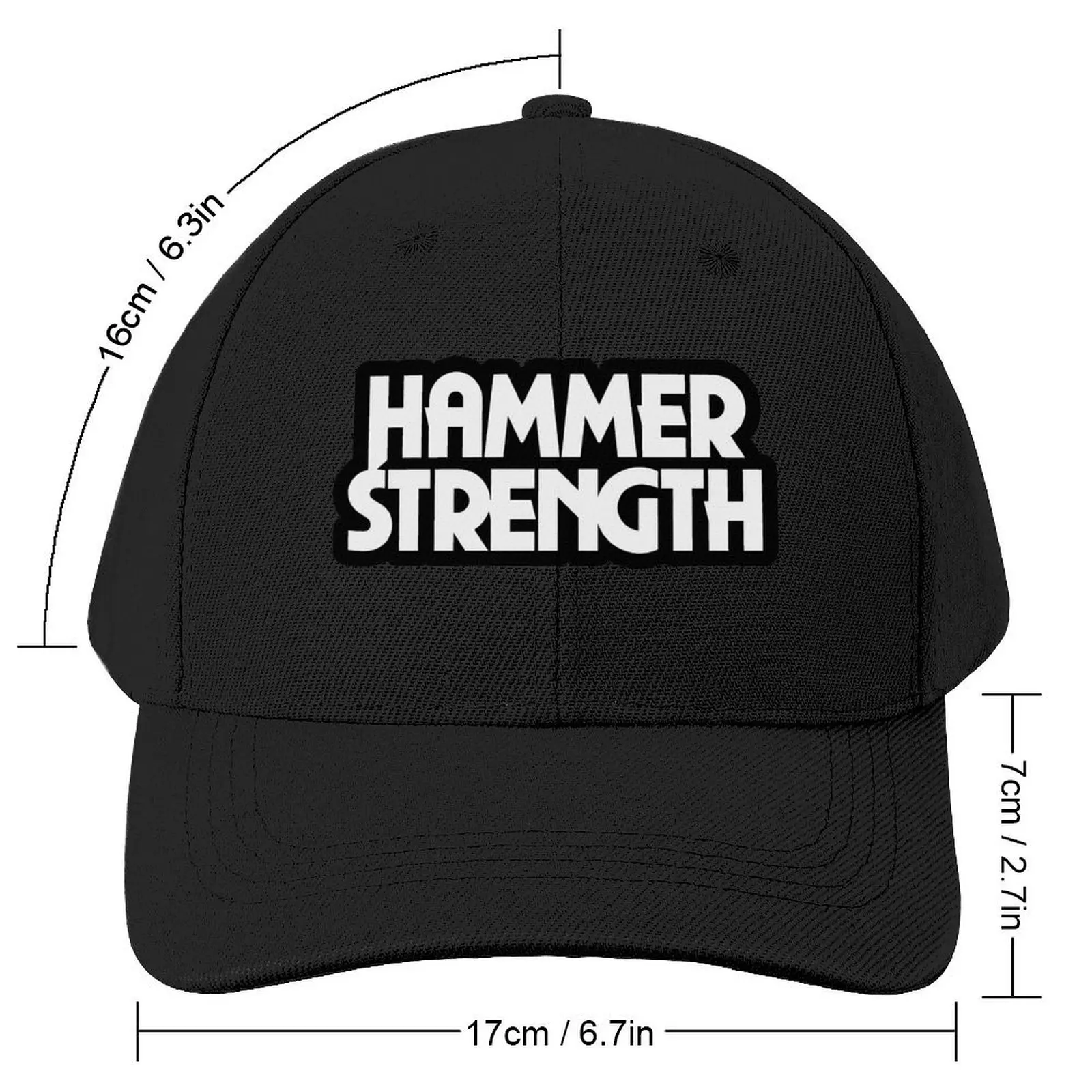 The Hammer Strength 2 Baseball Cap Sunscreen Luxury Man Hat Custom Cap beach hat Women's Hats 2024 Men's