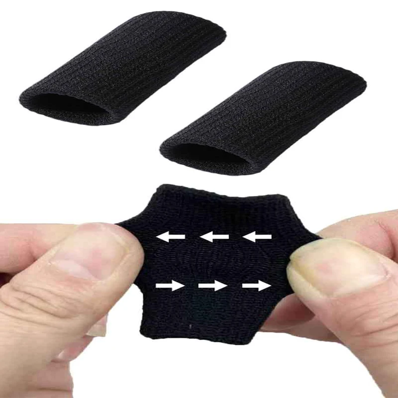 10Pc Nylon Sport Finger Guard Sleeve Basketball Protective Sleeve Wick ...