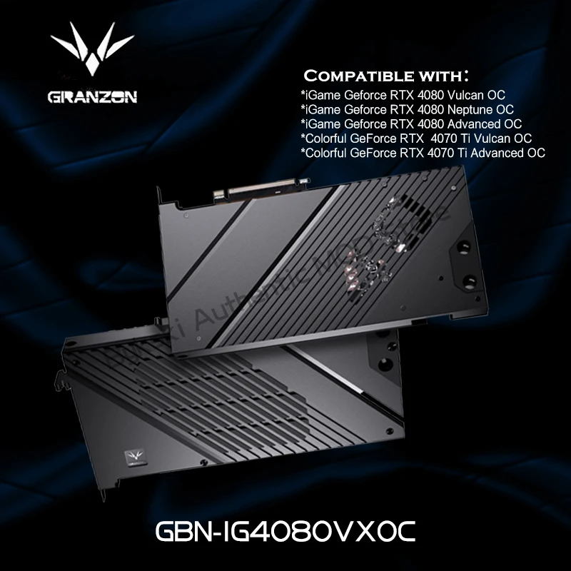 Granzon Gbn-Ig4080Vxoc,4080 Gpu Card /Water Cooler Per Colorful Geforce Rtx 4070Ti 4080 Vulcan /Neptune /Advanced Oc Vga Cooler