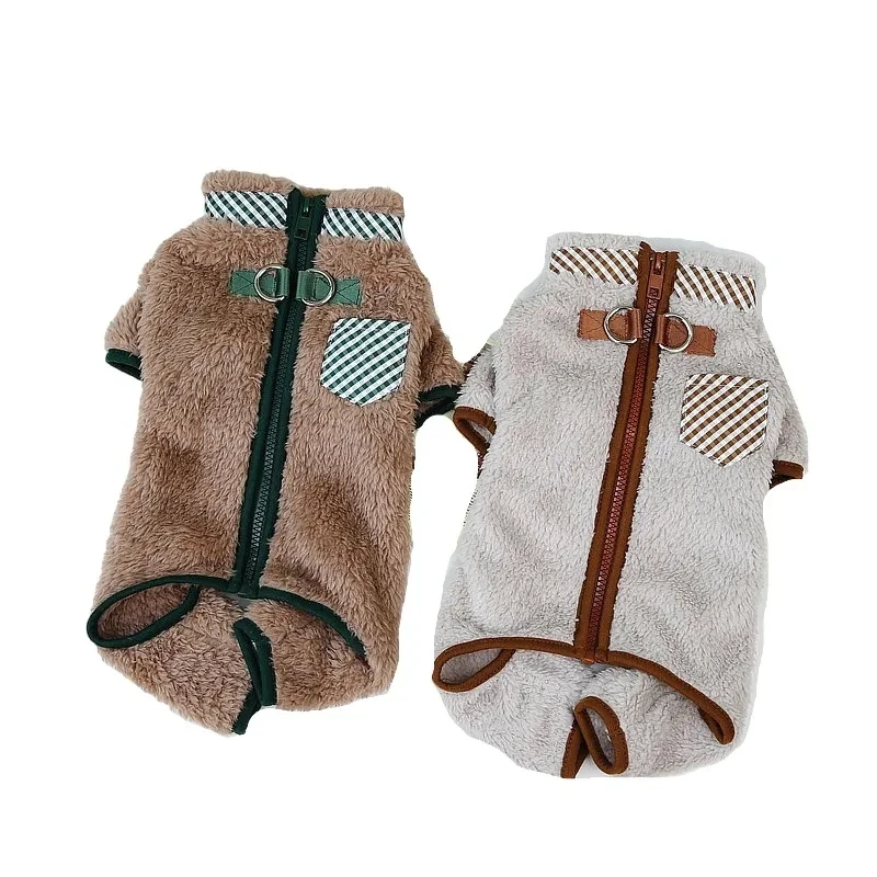 

Winter Small Pets Dog Pajamas Clothes Puppy Suit Rompers Costume Doggy Poodle Maltese Shih Tzu York Dog Jumpsuit Outfits Coat