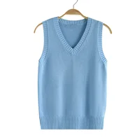 New sweater candy vest women Knit Top Fashion Female autumn spirng solid young girl clothes knitwear Cardigan sleeveless  XS-3XL - Image 5