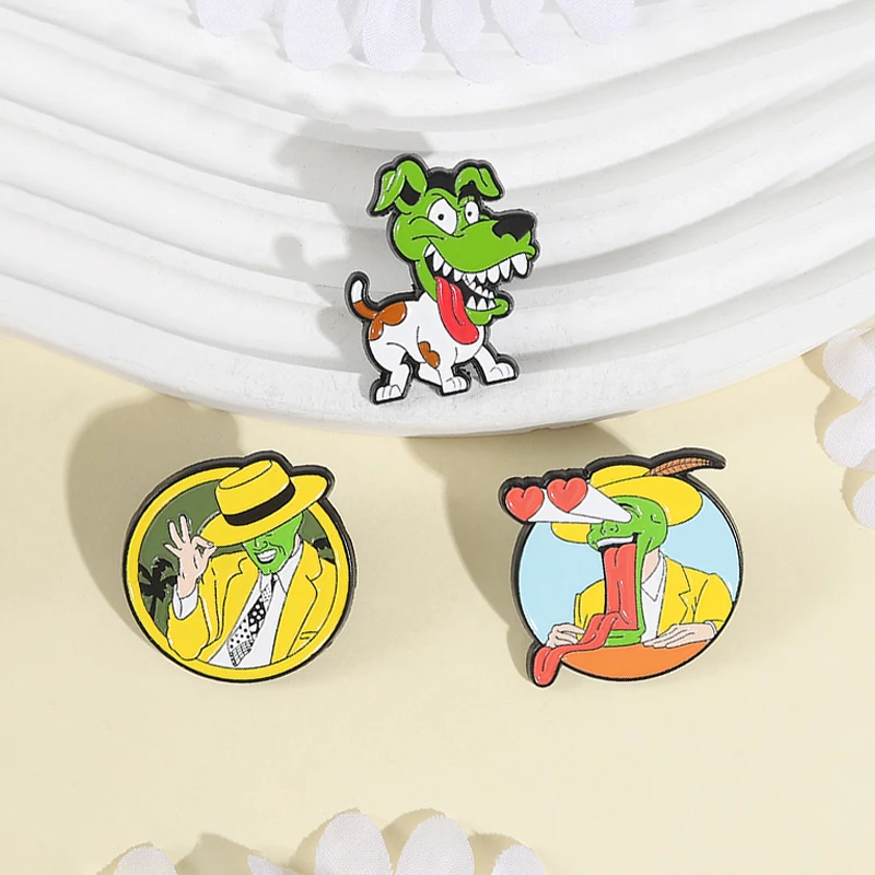 دبابيس/زينة مطاطية مستوحاة من فيلم القناع (The Mas...