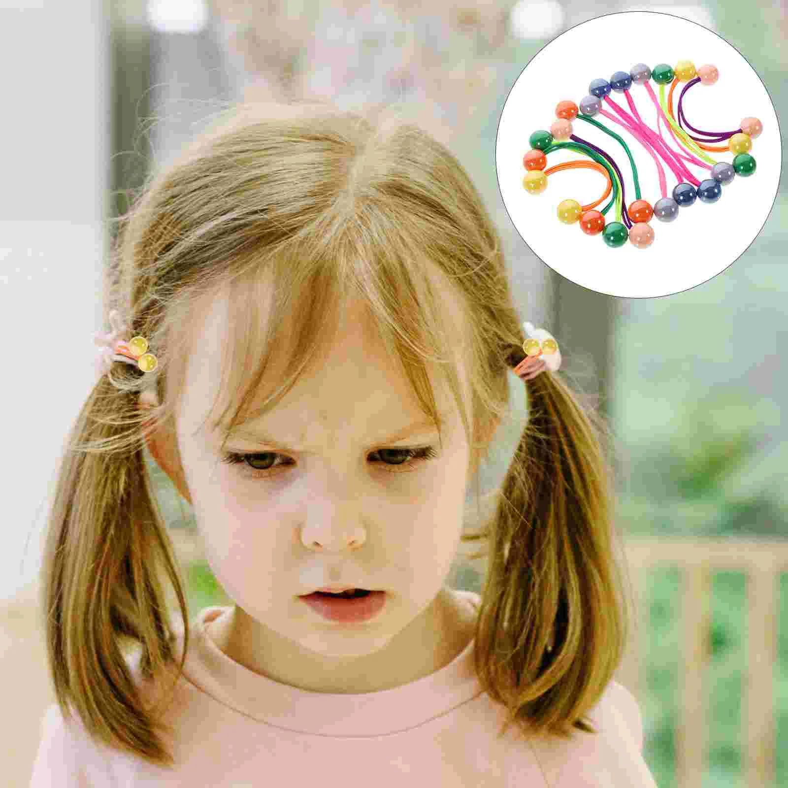 

Ponytail Hair Elastics Ponytail Balls Hair Bands Elastic Hair Accessories