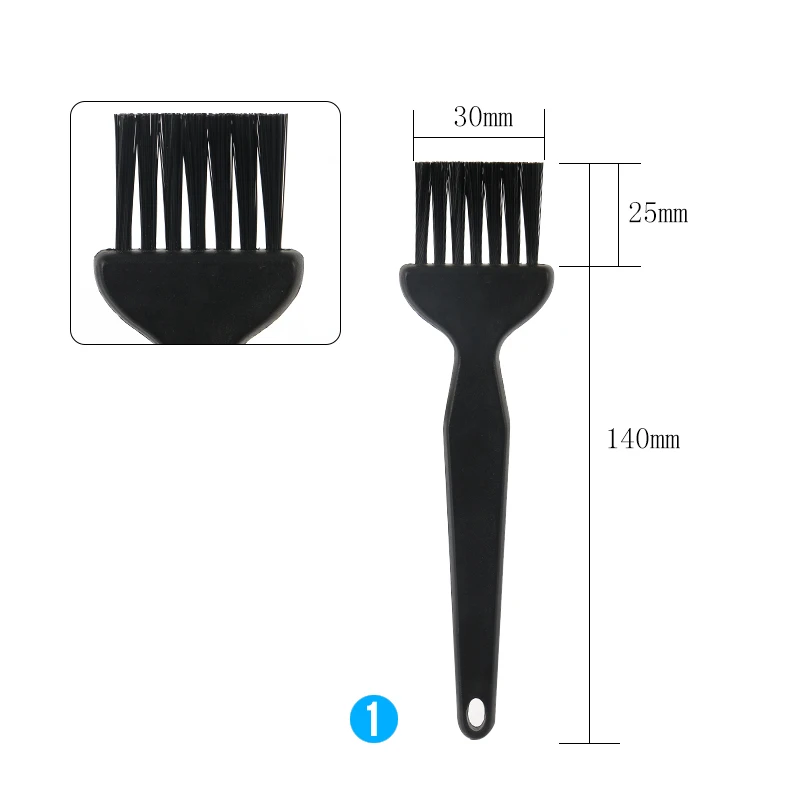 8pcs 정전기 방지 브러시 ESD 안전 청소 브러시 ??도구 BGA PCB 보드 청소 먼지 정전기 브러시 다목적 수리 도구