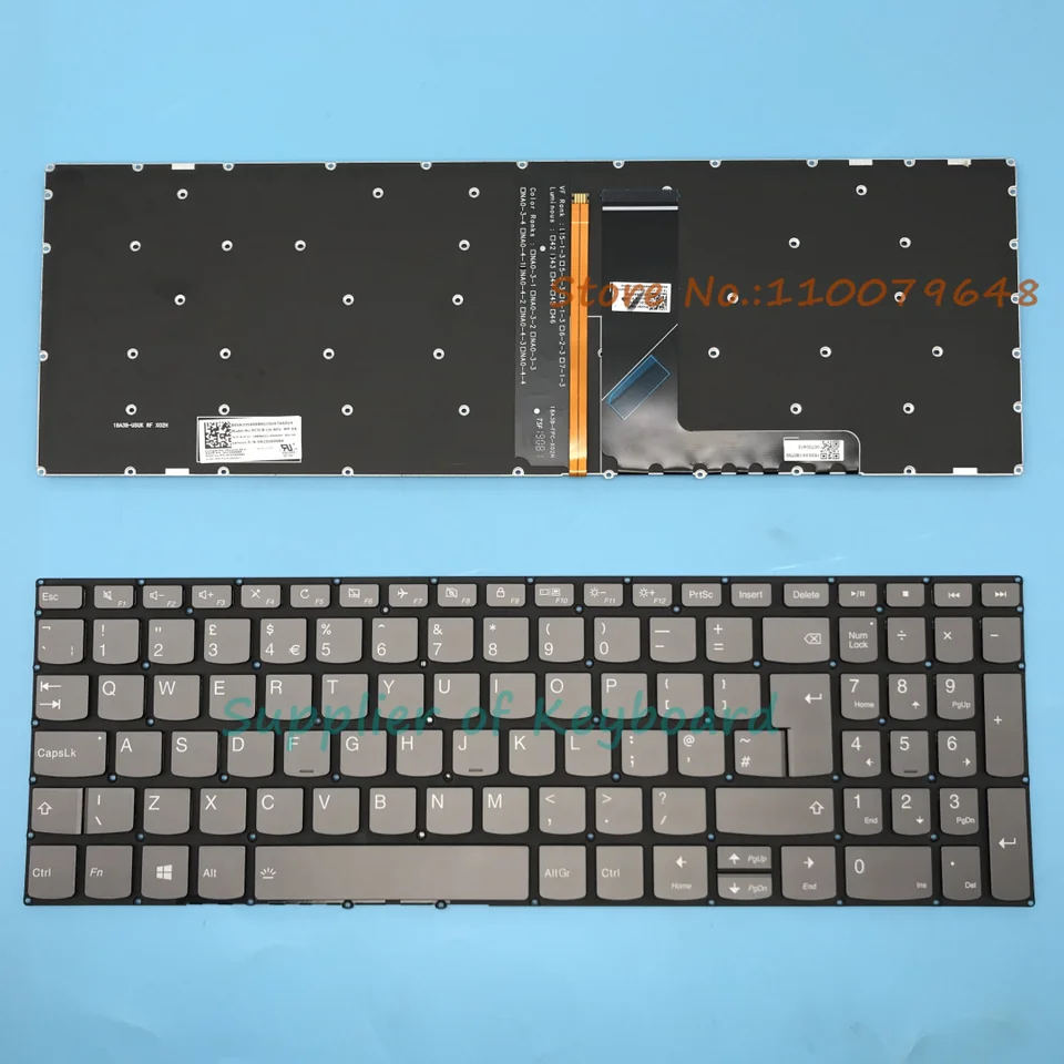 INFOELETTRONICA LO STORE DELLA CONVENIENZA E QUALITA' Tastiera Italiana Compatibile con Lenovo IdeaPad 500-15isk Corinice Silver