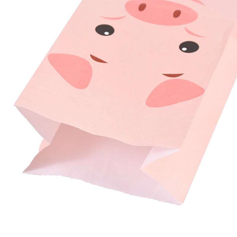 12 Stück Bauernhoftier-Partygeschenke, Papiertüte, Süßigkeiten, Geschenk, Leckerli, Goody-Taschen mit Aufkleber, Kinder-Bauernhof-Thema, Geburtstagsparty-Zubehör – Detail 10