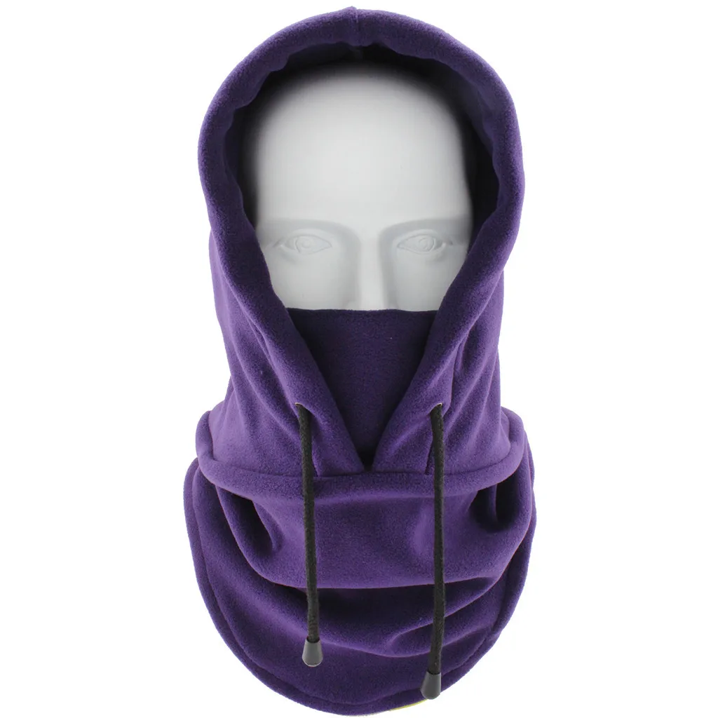 Cycling cap ski winter windproof cap outdoor sports bib cold padded hood mask plush warm hat Bike Bicycle 2