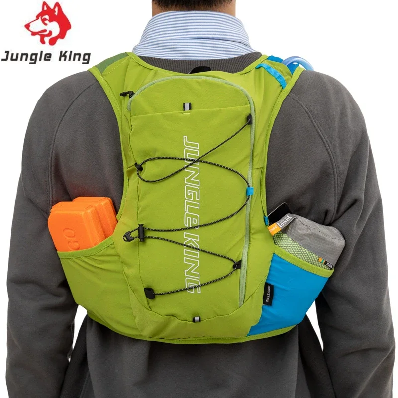 Hydration Backpack Hydration Pack JUNGLE KING 15L Trail Running Backpack Lightweight Hydration Pack Outdoor Sports Rucksack for Ultra Trail Run Cycling Hiking Bag