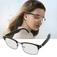 Smart Glasses Bluetooth Glasses Metal Frame Magnetic Charging Remote Photo Shooting Touch Sensor Control PC for Online Meeting 1