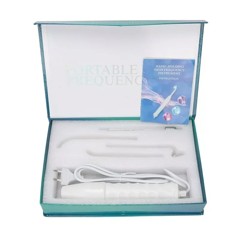 Portable High Frequency Appliance Electrode Tube Wand Electrotherapy Skin Care Facial Spa Tightening Acne Spot Wrinkles Remover 5