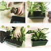 1pc Home Garden Plant Pot DIY Wall Flower Pot Container Wall Hanging Vertical Green Plastic Planting Box 2