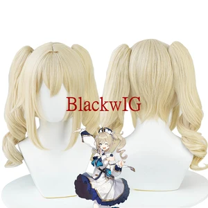 Anime Game Genshin Impact Cosplay Barbara Cosplay Wig For Women Girl Unisex Long Hair Wigs