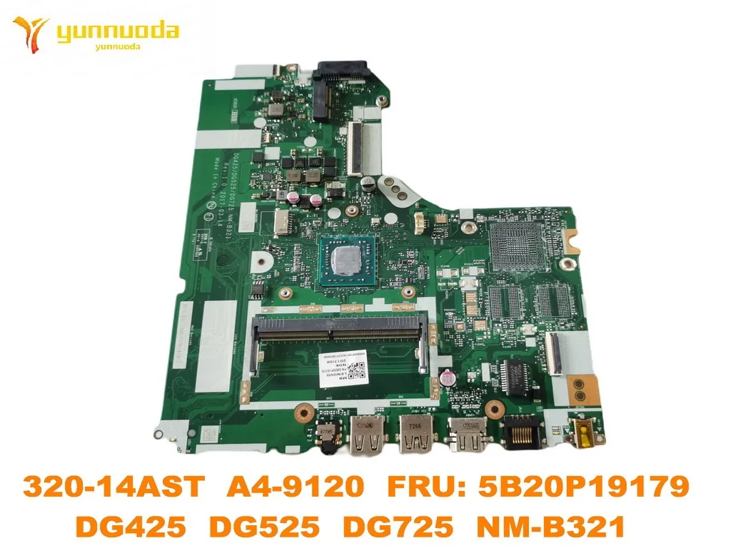 

Original for Lenovo IdeaPad 320-14AST Laptop motherboard A4-9120 FRU 5B20P19179 NM-B321 tested good free shipping