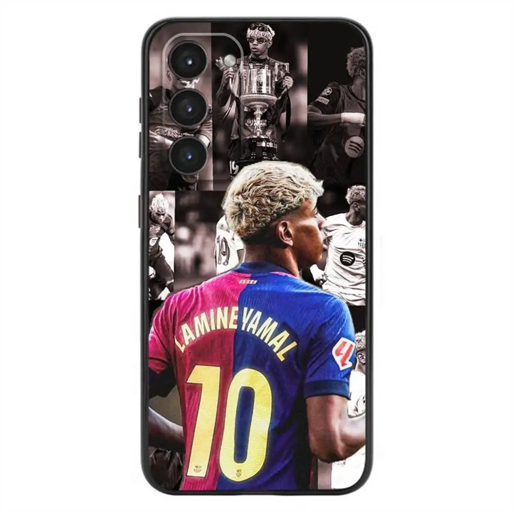 L-Lamine Sport-19 Y-Yamals Soft Silicone Black Phone Case