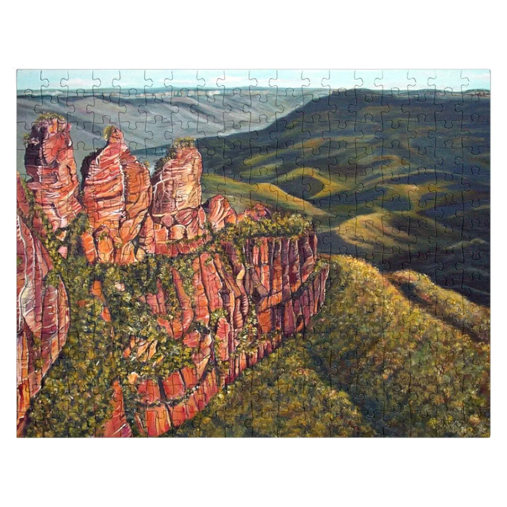 

Blue Mountains, Australia Jigsaw Puzzle Customized Photo Wooden Decor Paintings Customized Gifts For Kids