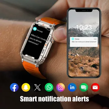 EIGIIS Military Smart Watch 100+ Sports Modes Health Monitor Bluetooth Call IP67 Waterproof Men Women For IOS Android KR88 3