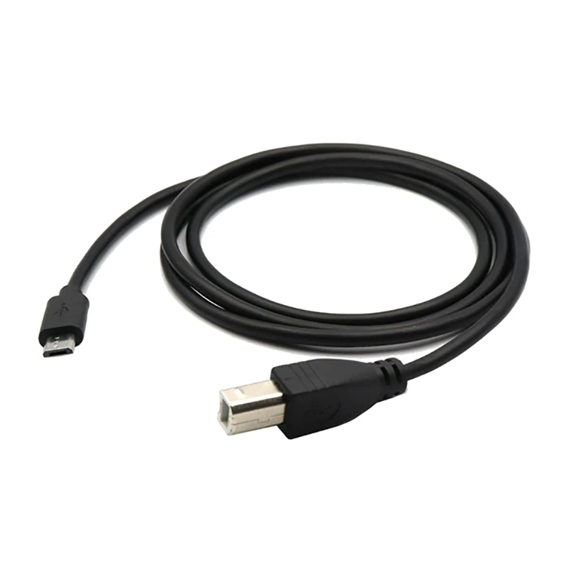 

Reliable Micro USB to USB B Printer Cable Works with Printers, Scanners, and MIDI Keyboards