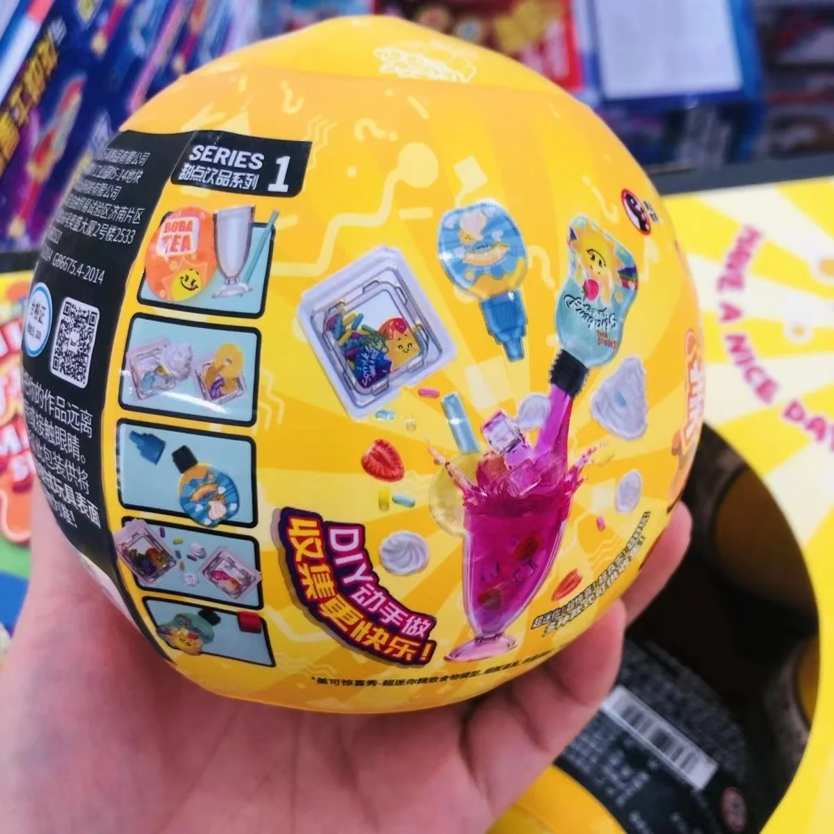 2024 make mini food Series Toy maker show  Surprise Ball Children Handmade Diy Guess Balls Kids Gifts 4