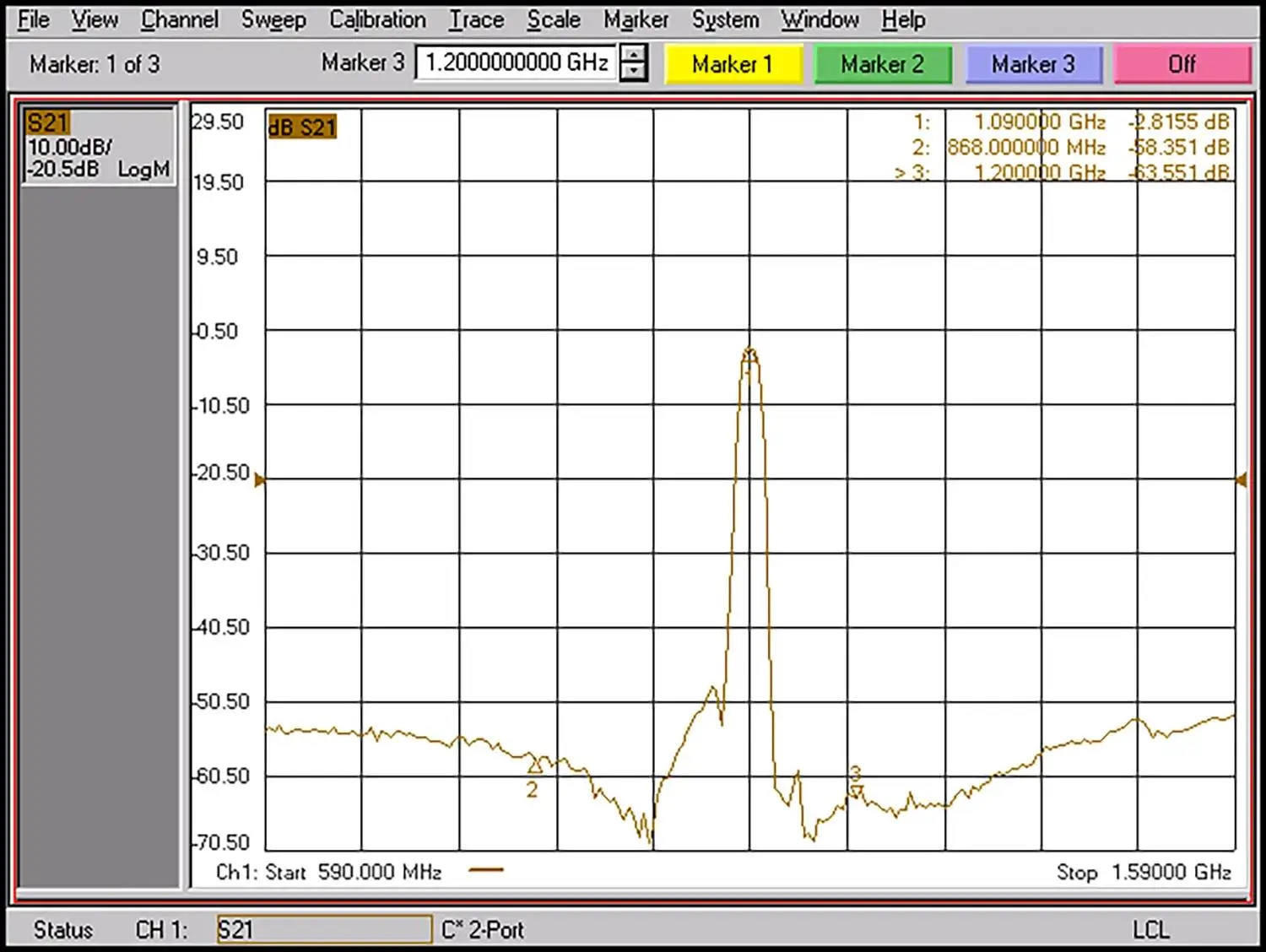 Bandpassfilter 433Mhz 868Mhz 915Mhz 1090Mhz 1575Mhz 1.2G 2.4Ghz 5.8Ghz BPF LORA Helium Miner SDR WLAN RF Signal-Rauschfilterung – Detail 4