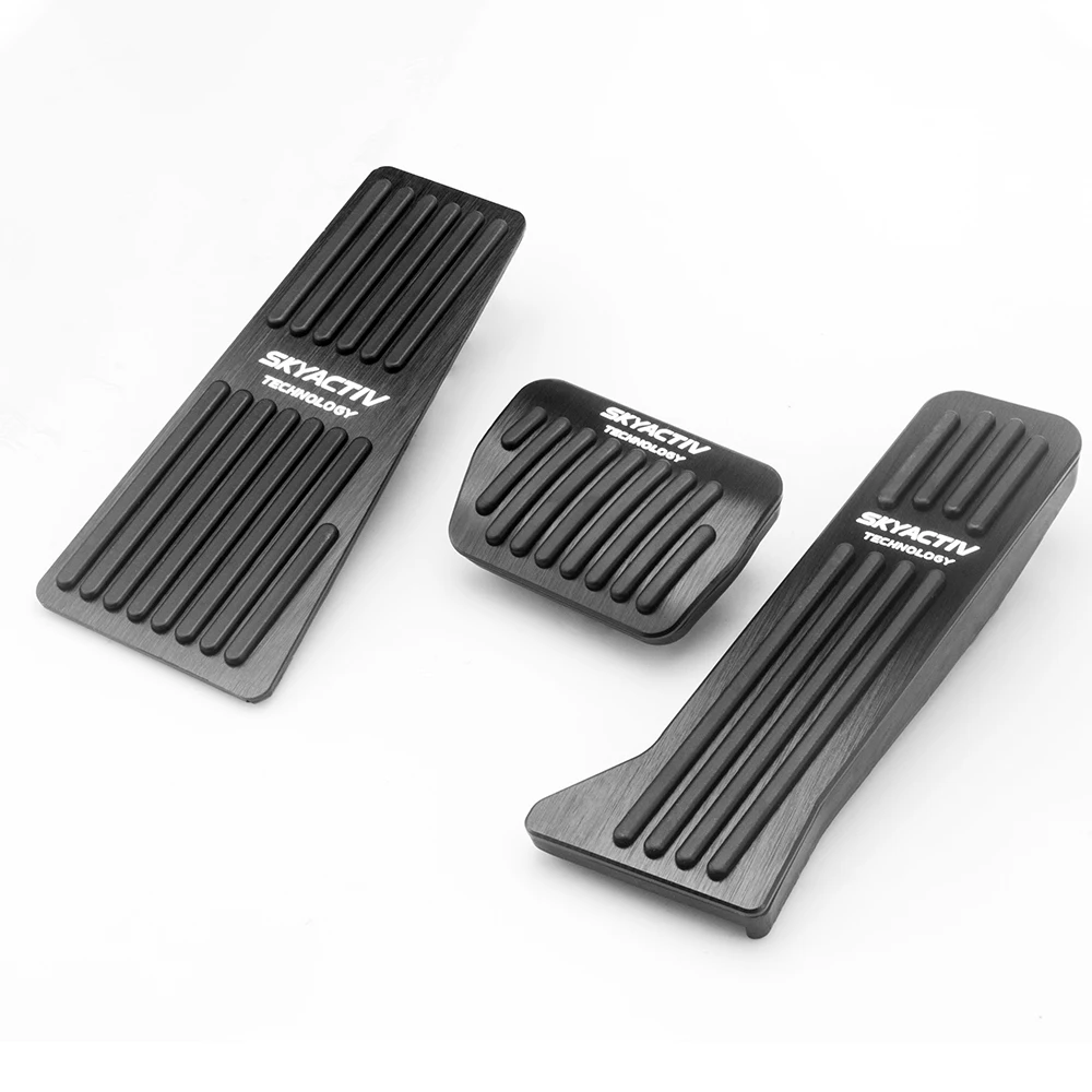 For Mazda 2 3 6 DJ BM GJ CX-5 CX5 CX 5 CX3 CX4 CX8 CX9 Car Pedals Foot Fuel Accelerator Brake Clucth Pedal Pad Cover Accessories
