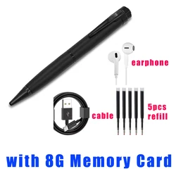 Professional Digital Voice Recorder Pen with Long - Distance Audio Recording and Expandable Storage (With 8GB Card)