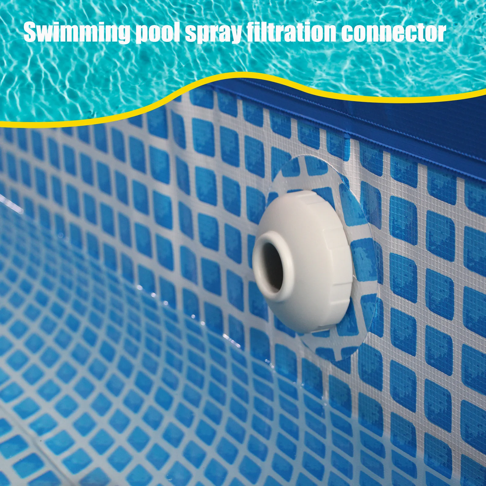 1pcsInletNozzleForSkimmerFrameEasyPoolPump11070ForIntex