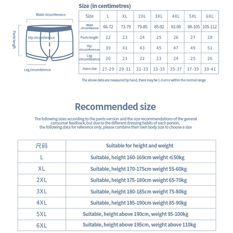 Nanjiren Men Underwear 5A Antibacterial  Boxer Cotton Print Underpants High Elastic Big U Warehouse Soft Breathable Male Panties