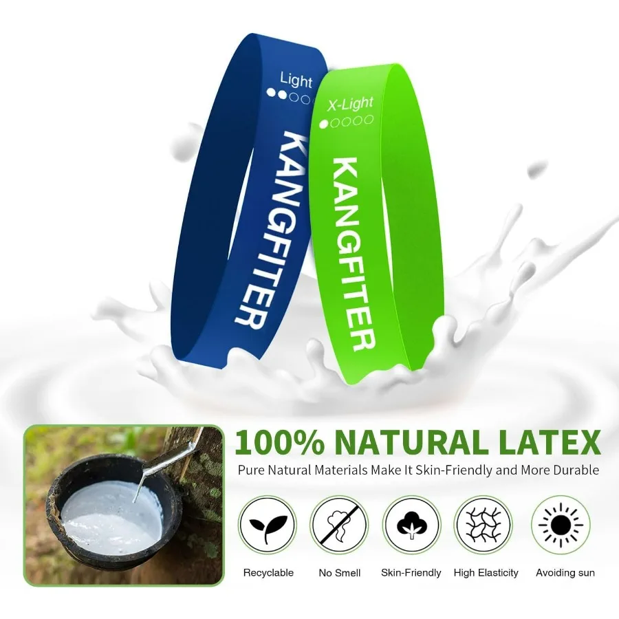 100 PCS Bulk Resistance Bands, Loop Exercise Bands Set for Gym Members Sports Class Students Gift, 5 Pieces Each Set with Storag