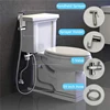 Handheld Toilet Bidet Sprayer Set Stainless Steel Hand Bidet faucet Sprayer Guns Bathroom Hand Sprayer Shower Head Self Cleaning 3