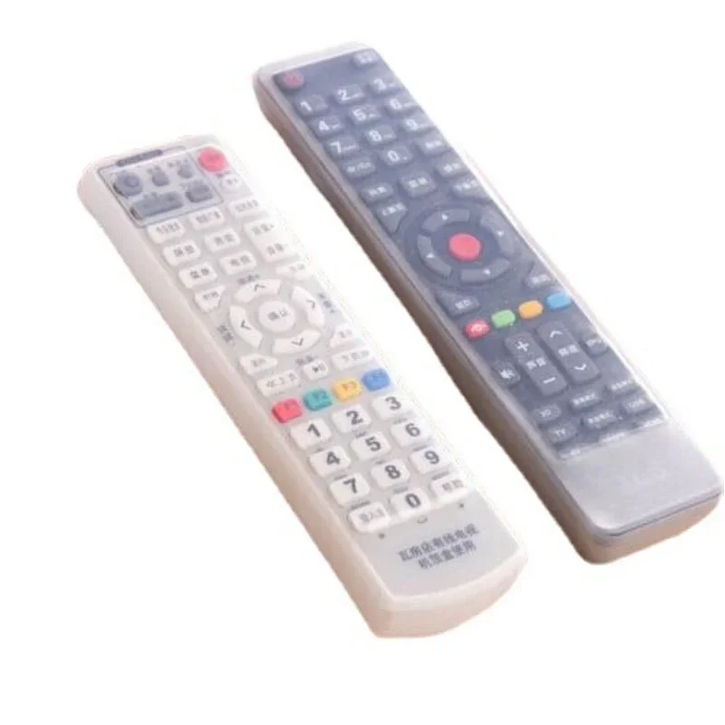 Transparent Dust Protect Protective Storage Bag Soft Silicone Air Condition Control Case TV Remote Control Cover for Samsung LG silicone remote case silicone remote cover silicone remote sleeve remote controller cover silicone case protector